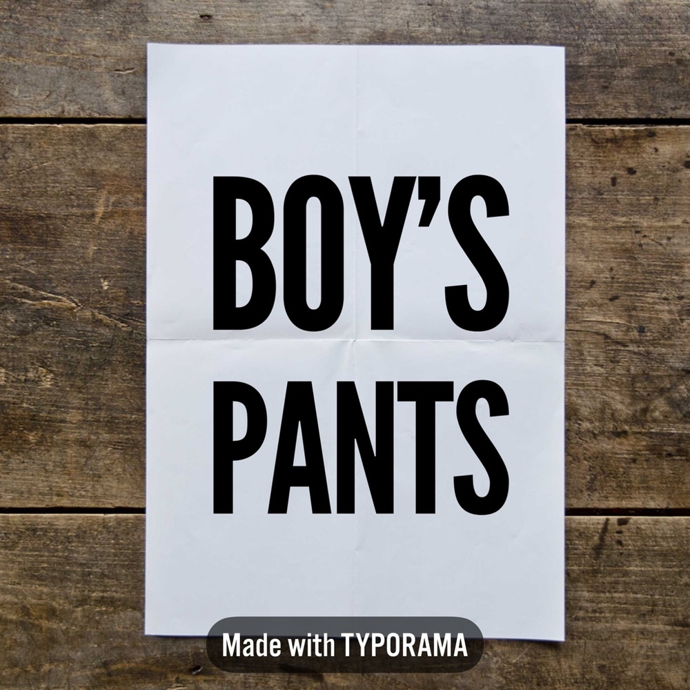 Boy’s Pants